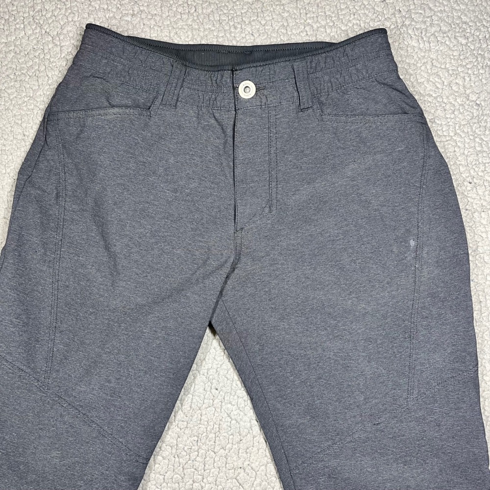 Men's Charcoal Straight-Fit Chino Pants - Picture 2 of 13